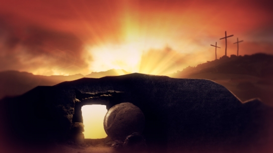 He is Risen Background Still | Hyper Pixels Media | SermonSpice