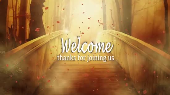 Fall Welcome Background | Videos2worship | SermonSpice