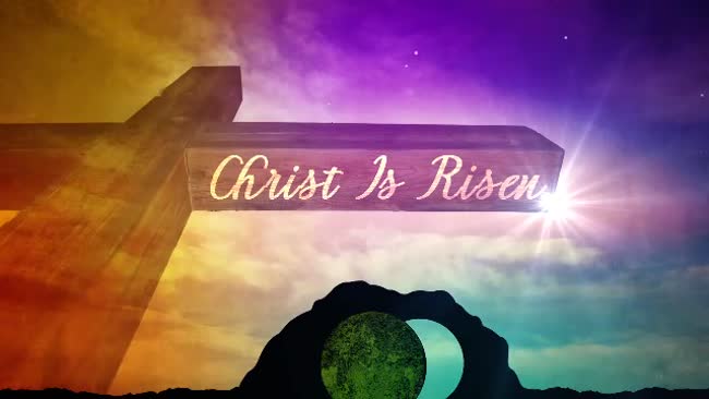 Christ Is Risen Easter Background | Videos2worship | SermonSpice