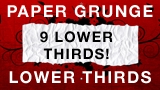 Paper Grunge Lower Third Design Pack