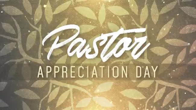 Seasonal Display Pastor Appreciation Motion | Playback Media | SermonSpice