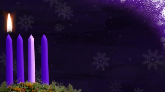 ADVENT CANDLE BACKGROUND - WEEK 1 | Vertical Hold Media | SermonSpice