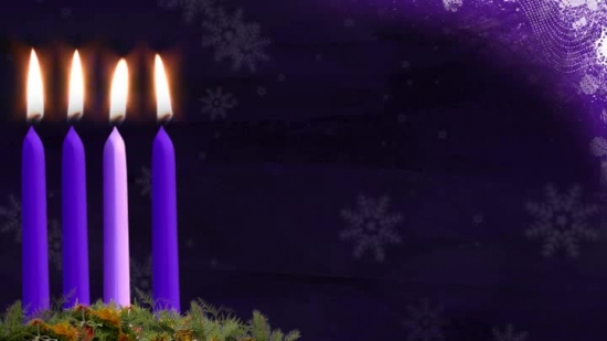 ADVENT CANDLE BACKGROUND - WEEK 4 | Vertical Hold Media | SermonSpice