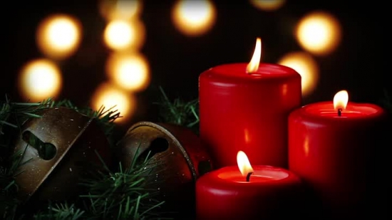 Red Candles and Christmas Bells Loop - SD & HD included! | Vision 111 ...