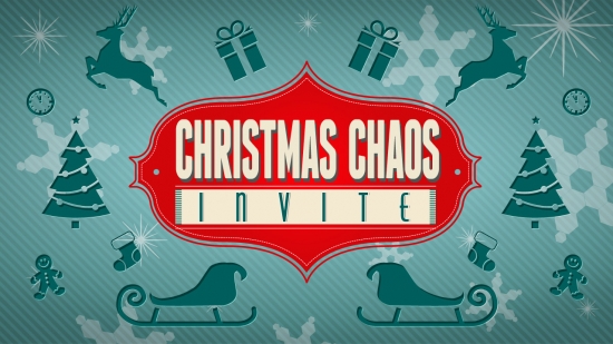 Christmas Chaos Invite | Hyper Pixels Media | SermonSpice