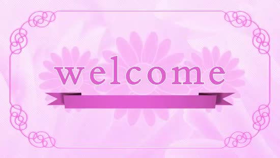 Pink Floral Welcome | Media4Worship | SermonSpice