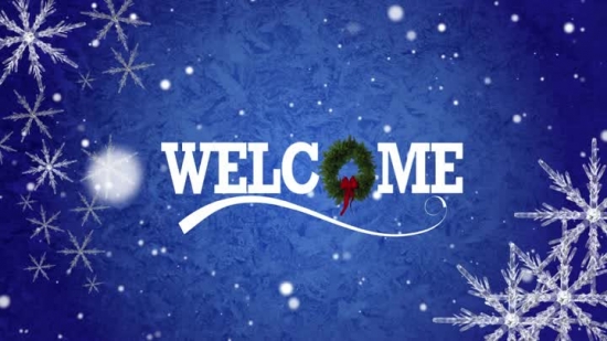 Christmas Holidays Welcome Background | Videos2worship | SermonSpice