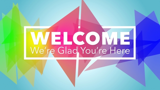 Over The Rainbow Welcome Still | Playback Media | SermonSpice