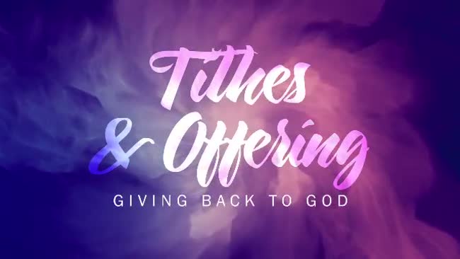 Consecrated Spirit Tithing Motion | Playback Media | SermonSpice