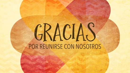Thanksgiving Prayer Closing Still - Spanish | Playback Media | SermonSpice