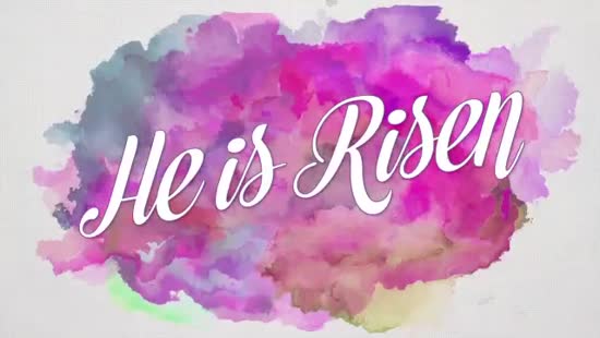 Easter Watercolor He Is Risen Life Scribe Media Sermonspice