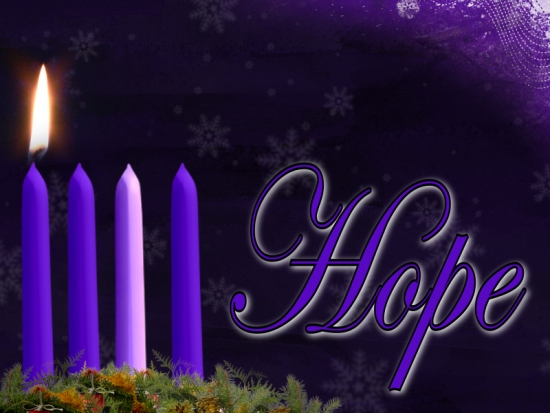 Advent Hope Candle Still Image - HD and SD | Vertical Hold Media ...