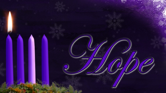 Advent Hope Candle Still Image - HD and SD | Vertical Hold Media ...