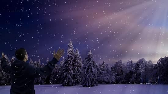 Winter Christmas Worship Background 2 | Vertical Hold Media | SermonSpice